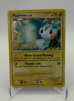Pachirisu DP04 Promo Diamond and Pearl Holo Pokemon Card LP - Image 3