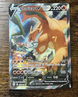 Charizard V Alternate Full Art Pokemon card, Brilliant Stars - Image 1