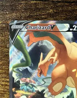 Charizard V Alternate Full Art Pokemon card, Brilliant Stars - Image 3