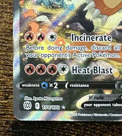 Charizard V Alternate Full Art Pokemon card, Brilliant Stars - Image 4