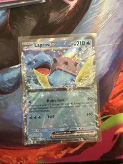 Lapras EX Double Rare 022/088: Pokemon TCG card Perfect Order NM - Image 1