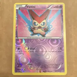 Pokemon Victini 43/101 Noble Victories Reverse Holo Rare Basic Card 60HP English - Image 1