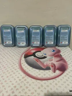 READ- Pokemon Galar Pals EMPTY Mini Tin Lot- Complete Set Of 5 Tins W/Art Cards - Image 2