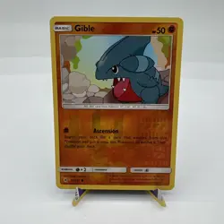 Gible 60/131 Common Reverse Holo Card SM - Forbidden Light Pokemon TCG LP - Image 1