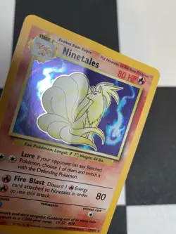 Pokemon TCG Ninetales Holo U Holo Rare Card Base Set - Image 3