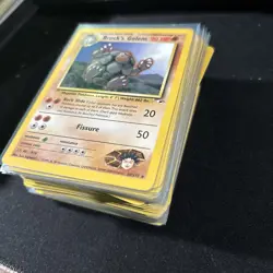 20-132 Complete Non Holo Set of Gym Heroes Pokemon Cards - Image 1