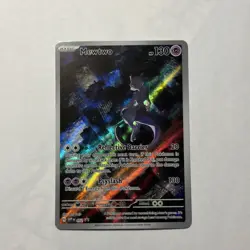 Pokemon Mewtwo SVP 052 Black Star Promo Scarlet and Violet Card - Image 1