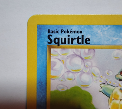 Squirtle 63/102 Base Set NM-/LP + Pokemon Card Common– Raw - Image 2