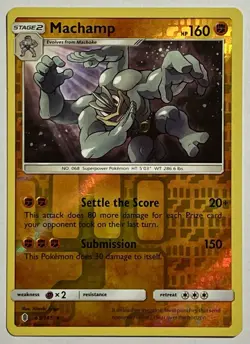 Machamp 65/145 (LP) Reverse Holo Sun & Moon: Guardians Rising 2017 Pokemon Card - Image 1