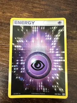 Pokemon Psychic Energy Holo Rare Card 105/106 Emerald - Image 1