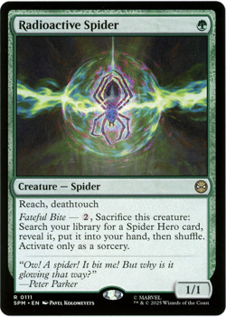 Radioactive Spider - 0111 - Marvel's Spider-Man MTG - NM/M - English - Image 1