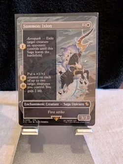 Summon: Ixion (Borderless) Commander MTG Final Fantasy Regular Non-Foil NM - Image 1