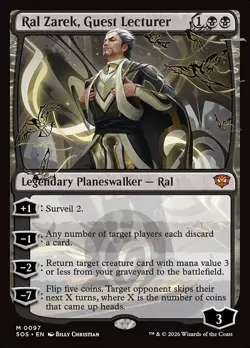 Ral Zarek, Guest Lecturer-Secrets Of Strixhaven-Regular-97-NM - Image 1