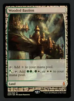 ***FOIL Wooded Bastion Expedition** MTG Promo Magic Kid Icarus - Image 1