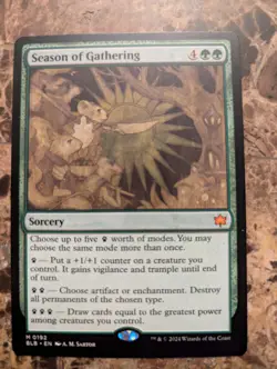 Season of Gathering - MTG - Bloomburrow Regular, NM - Image 1