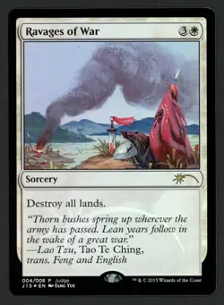 ***FOIL Ravages of War Judge Promo** MTG Promo Magic Kid Icarus - Image 1