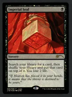 ***FOIL Imperial Seal Judge Promo** MTG Promo Magic Kid Icarus - Image 1