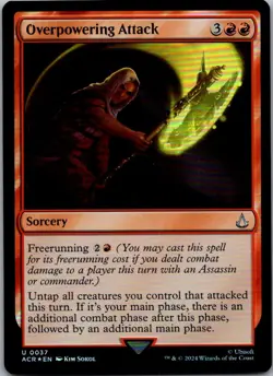 Overpowering Attack Foil U Universes Beyond: Assassin's Creed 37 LP - Image 1