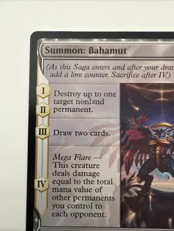 Magic the Gathering: Summon: Bahamut Final Fantasy Regular NM - Image 2