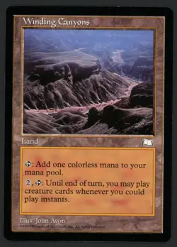 ***Winding Canyons** MTG Weatherlight Magic Kid Icarus - Image 1