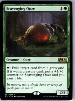Scavenging Ooze - 204 - Core Set 2021 - Magic MTG - NM - B3G1 - Image 1