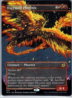 Everquill Phoenix (Showcase) - 292 - Ikoria: Lair of Behemoths - Magic MTG - NM - Image 1