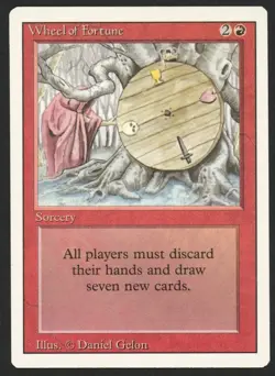 ***Wheel of Fortune** MTG Revised Magic Kid Icarus - Image 1