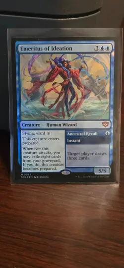 Emeritus of Ideation ** FOIL ** #45 - Secrets of Strixhaven - NM MTG - Image 1