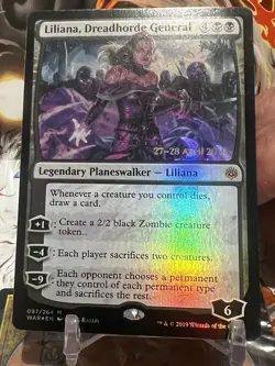 MTG | Liliana, Dreadhorde General [War of the Spark Prerelease Promos] ✨FOIL✨ - Image 1