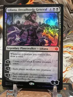 MTG | Liliana, Dreadhorde General [War of the Spark Prerelease Promos] ✨FOIL✨ - Image 2