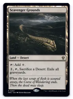 Scavenger Grounds NM Commander: Murders at Karlov Manor 0287 MTG Regular - Image 1