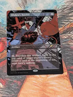 MTG Raised Foil Mishra’s Bauble #2046 Secret Lair Vroom Ultimate Pencil - Image 1