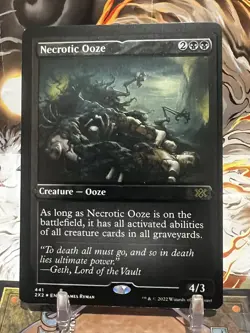 MTG | Necrotic Ooze [Double Masters 2022] ✨ETCHED FOIL✨ - Image 1