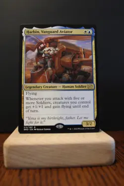 Harbin, Vanguard Aviator - Near Mint - Brothers' War - MTG Cards Rare ManaFam - Image 1