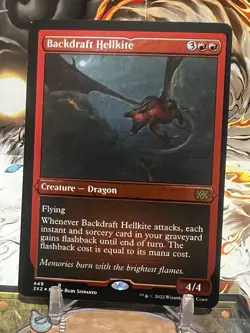 MTG | Backdraft Hellkite (Foil Etched) [Double Masters 2022] ✨ETCHED FOIL✨ - Image 1