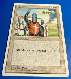 1 BANNED MTG Magic The Gathering Cruzade | Fourth Edition 4ED | NM Near Mint - Image 5