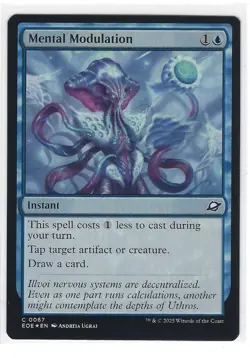 Mental Modulation | FOIL | NM | MTG | Common | 0067 | EOE - Edge of Eternities - Image 1