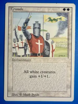 1 BANNED MTG Magic The Gathering Cruzade | Revised Edition 3ED | 1994 | LP-NM - Image 1