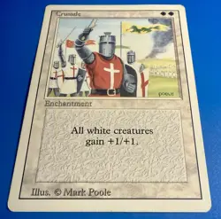 1 BANNED MTG Magic The Gathering Cruzade | Revised Edition 3ED | 1994 | LP-NM - Image 5