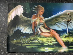 HCD MTG: Serenity Angel Playmat Game Mat 24 x 14 Protective case included - Image 2