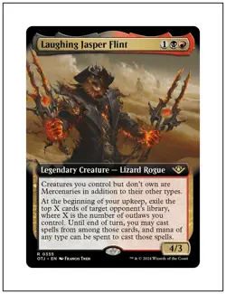 1x Laughing Jasper Flint, Extended Art, Magic MTG NM - Image 1