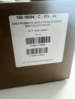 2025 Pokemon TCG Prismatic Evolutions 6-Box Surprise Box Case Sealed - Image 4