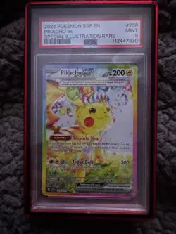 Pokemon TCG Pikachu EX Special Illustration Card 238/191 Sir Surging Sparks - Image 1