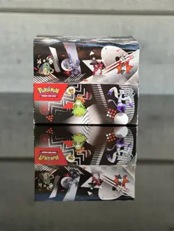 Pokemon Unova Black Bolt & White Flare Mini Tin Display Box 8 Sealed Tins - Image 3