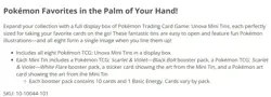 Pokemon Unova Black Bolt & White Flare Mini Tin Display Box 8 Sealed Tins - Image 5