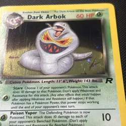 Pokemon Dark Arbok 1st Edition Holo WOTC 2000 Team Rocket 2/82 VLP/NM - Image 4