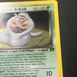 Pokemon Dark Arbok 1st Edition Holo WOTC 2000 Team Rocket 2/82 VLP/NM - Image 5