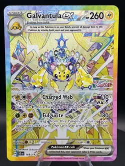 Pokemon TCG- Galvantula EX 168/142 Special Illustration Rare Sv07: Stellar Crown - Image 1