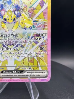 Pokemon TCG- Galvantula EX 168/142 Special Illustration Rare Sv07: Stellar Crown - Image 4
