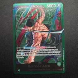 Roronoa Zoro OP12-020 Learn Together Promo Deck Leader One Piece Card English - Image 1